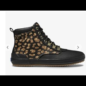 Keds Scout boot II water resistant boot- leopard